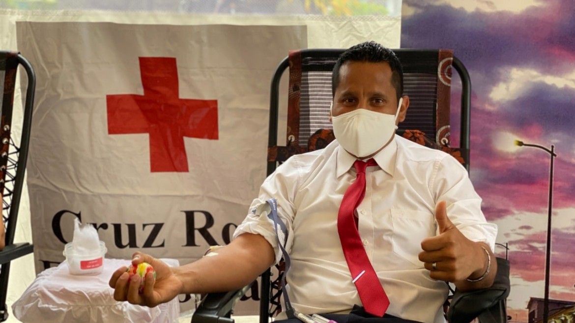 Alcalde Larry Vite invita a participar a la campaña provincial de donación de sangre “Otra Vida Depende de Ti”