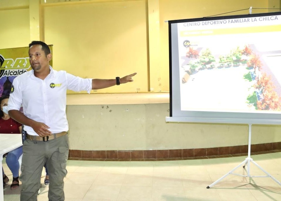 277298427_338780944961834_3256653863354490583_n ALCALDE LARRY VITE SOCIALIZA PROYECTO DE CONSTRUCCIÓN DEL CENTRO DEPORTIVO FAMILIAR EN EL SITIO LA CHILCA, PARROQUIA TORATA