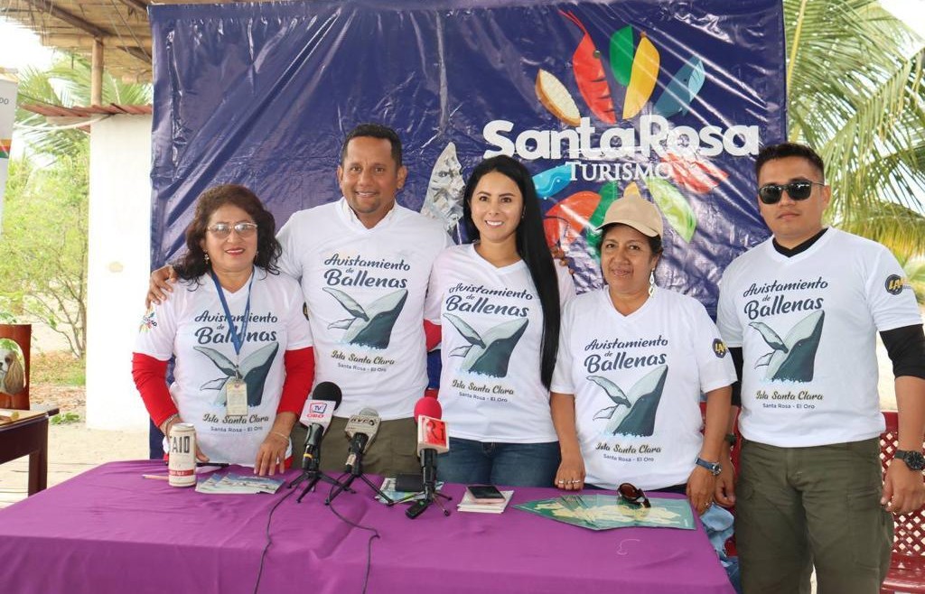 SANTA ROSA INICIA TEMPORADA DE AVISTAMIENTO DE BALLENAS EN ISLA SANTA CLARA