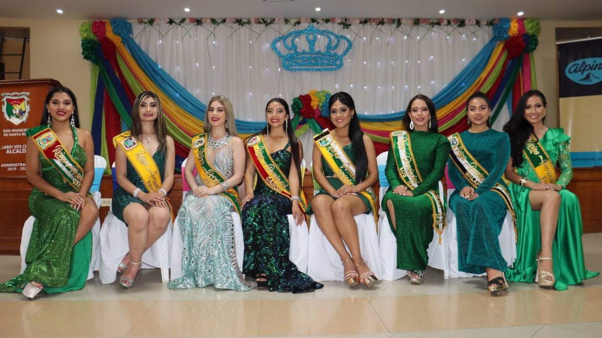 OCHO HERMOSAS REPRESENTANTES DE DIFERENTES PROVINCIAS DEL PAÍS BUSCAN CORONARSE COMO REINA NACIONAL DEL FOLKLORE