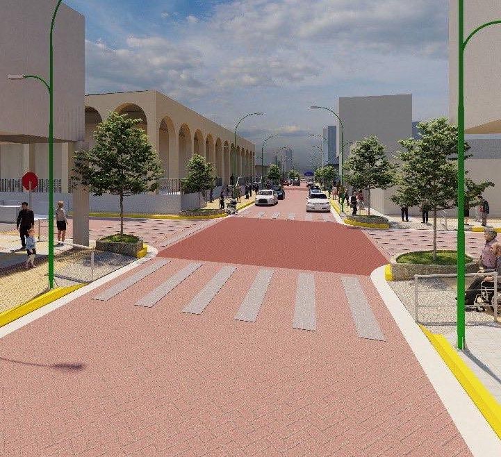 Alcalde Larry Vite socializa la continuidad de  la regeneración urbana del casco comercial de Santa Rosa