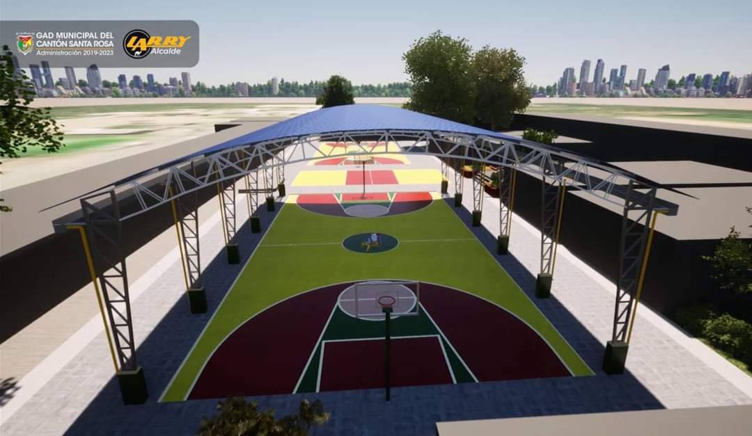 Alcalde Larry Vite construirá cubiertas metálicas en los Colegios Jambelí y Zoila Ugarte de Landívar