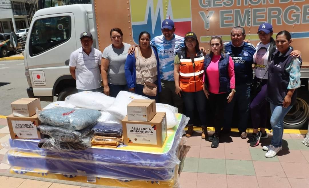 Municipio de Santa Rosa y Secretaría de Gestión de Riesgos entregan asistencia humanitaria a 47 familias afectadas por sismo de 6.5