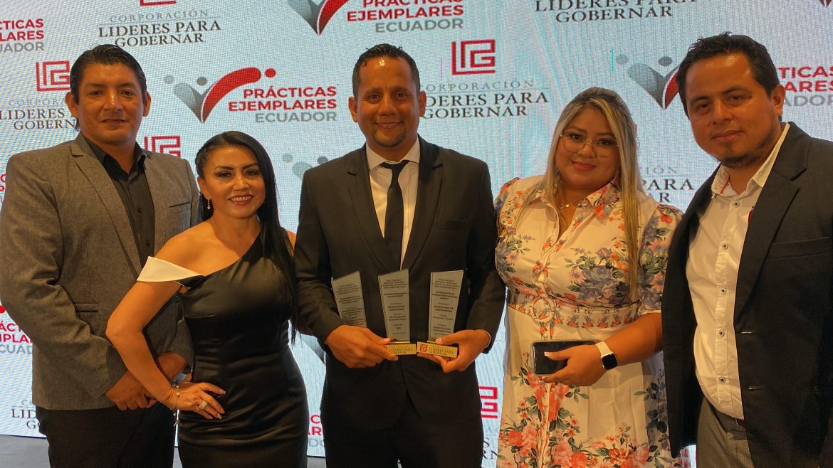 Municipio de Santa Rosa y EMAPASR-EP ganan tres reconocimientos a nivel nacional en concurso «Prácticas Ejemplares Ecuador 2023»