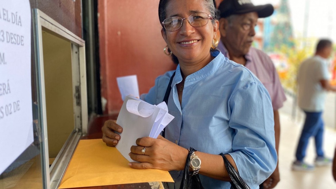 Santarroseños aprovechan el descuento del 10% en el pago impuestos prediales