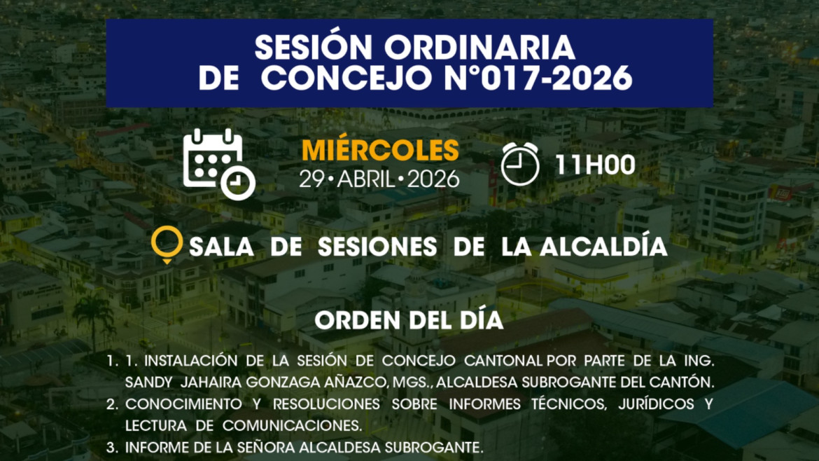Sesión Ordinaria de Concejo N°17-2026